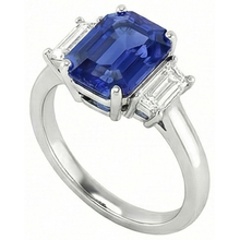 Afbeelding in Gallery-weergave laden, echte diamant 2.50karaat ring close-up detail
