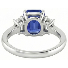 Afbeelding in Gallery-weergave laden, echte diamant 2.50karaat ring bovenaanzicht
