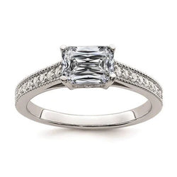 Natuurlijke Diamanten Ring 4.25ct - Witgoud 14K