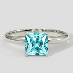Verlovingssolitaire Paraiba Ring