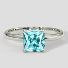 Afbeelding in Gallery-weergave laden, Verlovingssolitaire Paraiba Ring
