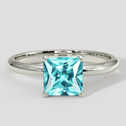 Verlovingssolitaire Paraiba Ring