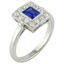 Afbeelding in Gallery-weergave laden, echte round diamant 2karaat ring zijaanzicht
