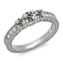 Natuurlijke Diamanten Ring 5ct - Witgoud 14K
