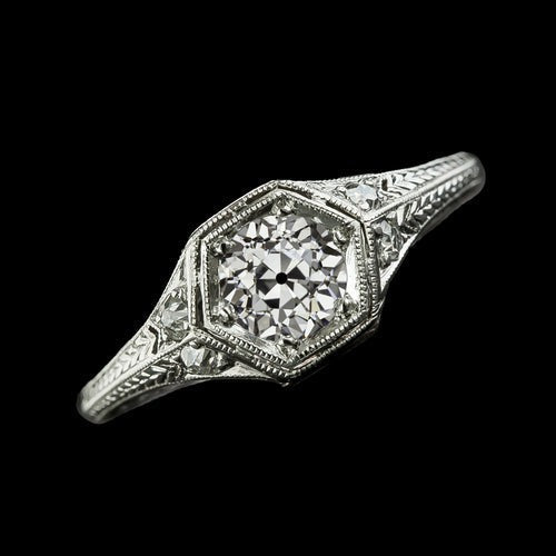 Vintage Stijl Ronde Oude mijnwerker Echt Diamanten Ring 2,75 Karaat Dames Sieraden