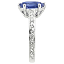 Afbeelding in Gallery-weergave laden, echte round diamant 4.25karaat ring op wit
