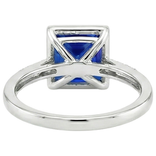 Afbeelding in Gallery-weergave laden, echte princess diamant 3.75karaat ring op wit
