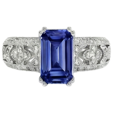 Afbeelding in Gallery-weergave laden, Natuurlijke Saffier Ring 9.75ct - Witgoud 14K
