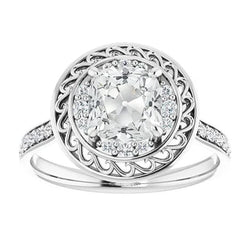 Natuurlijke Diamanten Ring 7.50ct - Witgoud 14K