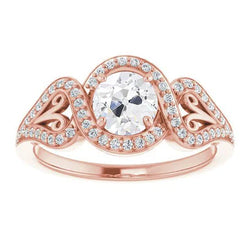 Natuurlijke Diamanten Ring 5ct - Roségoud 14K