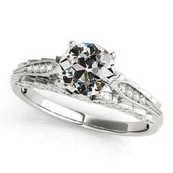 Natuurlijke Diamanten Ring 3.50ct - Witgoud 14K