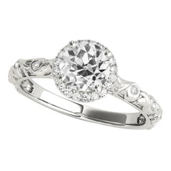 Natuurlijke Diamanten Ring 3.50ct - Witgoud 14K