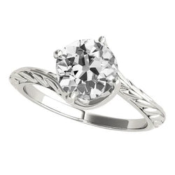 Natuurlijke Diamanten Ring 2.50ct - Witgoud 14K