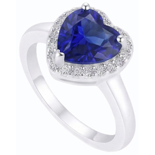 Afbeelding in Gallery-weergave laden, echte round diamant 3karaat ring zijaanzicht
