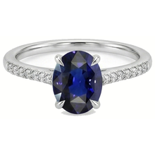 Afbeelding in Gallery-weergave laden, echte round diamant 3.50karaat ring profielweergave
