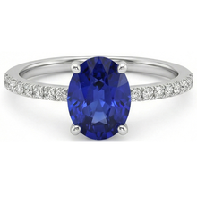 Afbeelding in Gallery-weergave laden, echte round diamant 4.50karaat ring bovenaanzicht
