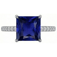 Afbeelding in Gallery-weergave laden, echte round diamant 4.75karaat ring close-up detail
