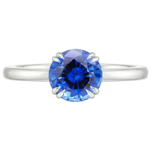 Afbeelding in Gallery-weergave laden, echte round diamant 2karaat ring close-up detail
