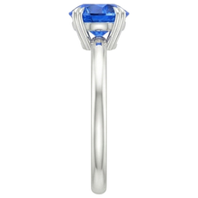 Afbeelding in Gallery-weergave laden, echte round diamant 2karaat ring profielweergave
