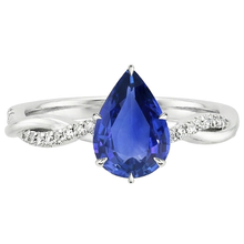 Afbeelding in Gallery-weergave laden, echte round diamant 5karaat ring profielweergave

