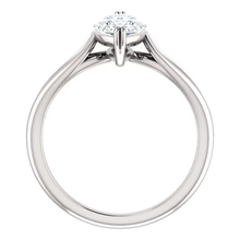 Afbeelding in Gallery-weergave laden, Vrouwen Echt Diamant Solitaire Verlovingsring 2,50 Karaat Gespleten Schacht
