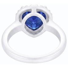 Afbeelding in Gallery-weergave laden, echte round diamant 3karaat ring bovenaanzicht
