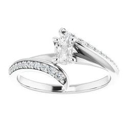 Natuurlijke Diamanten Ring 3.50ct - Witgoud 14K