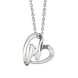 Oud Europese Slijpvorm Hanger Halsketting – Fijne Diamant 1