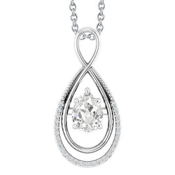 Briljant Hanger met Old Mine Slijpvorm Fijne Diamant – 1,50