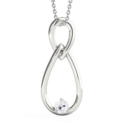 Fijne Diamant Druppel Hanger 0,50 karaat – 14K Witgoud