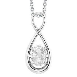 Briljant Old Mine Slijpvorm Hanger 2,50 karaat – 14K Witgoud