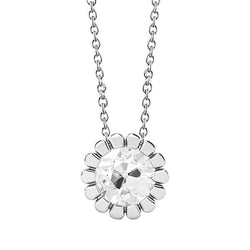 Fijne Diamant Hanger Halsketting 1,50 karaat – 14K Witgoud