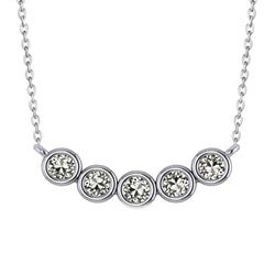 Ambachtelijk Druppel Hanger met Bezel Gezet Fijne Diamant – 5