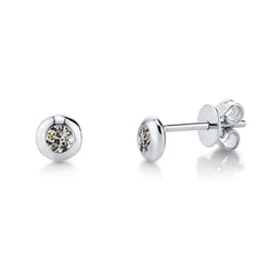 Fijne Diamant Oorbellen – Antiek Cushion 0,50 karaat 14K Witgoud