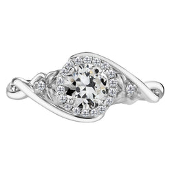 Luxe Briljant Verlovingsring – 2 karaat 14K Witgoud