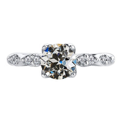 14K Witgoud Verjaardagsring Diamant Anniversary Ring 2 karaat