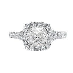 Natuurlijke Diamanten Ring 5ct - Witgoud 14K