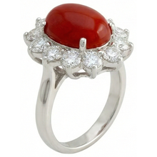Afbeelding in Gallery-weergave laden, echte round diamant 16.50karaat ring bovenaanzicht
