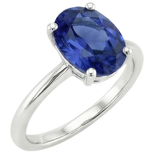 Afbeelding in Gallery-weergave laden, echte oval diamant 2karaat ring close-up detail
