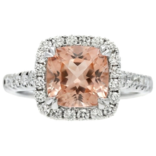 Afbeelding in Gallery-weergave laden, echte princess morganiet 8.00karaat ring zijaanzicht
