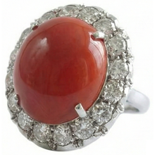 Afbeelding in Gallery-weergave laden, echte round diamant 14.50karaat ring close-up detail
