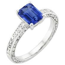 Afbeelding in Gallery-weergave laden, echte round diamant 3.50karaat ring zijaanzicht
