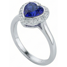 Afbeelding in Gallery-weergave laden, echte round diamant 4karaat ring bovenaanzicht
