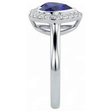 Afbeelding in Gallery-weergave laden, echte round diamant 4karaat ring profielweergave
