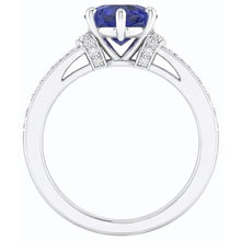 Afbeelding in Gallery-weergave laden, echte round diamant 3.50karaat ring vooraanzicht
