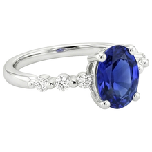 Afbeelding in Gallery-weergave laden, echte round diamant 4.50karaat ring op wit
