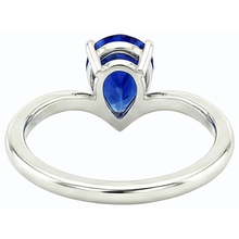 Afbeelding in Gallery-weergave laden, echte pear diamant 2.50karaat ring profielweergave
