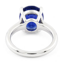 Afbeelding in Gallery-weergave laden, Witgouden Solitaire ovale Ceylon Sapphire Ring 1,50 karaat
