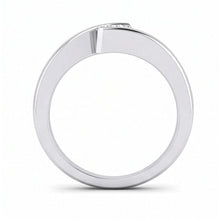 Afbeelding in Gallery-weergave laden, Witgouden Sprankelende Ovaal Geslepen Solitaire Echt Diamanten Trouwring
