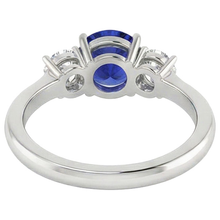 Afbeelding in Gallery-weergave laden, Natuurlijke Saffier Ring 5ct - Witgoud 14K

